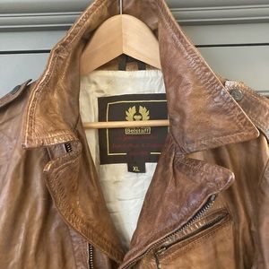 Belstaff Leather Stylish Bomber